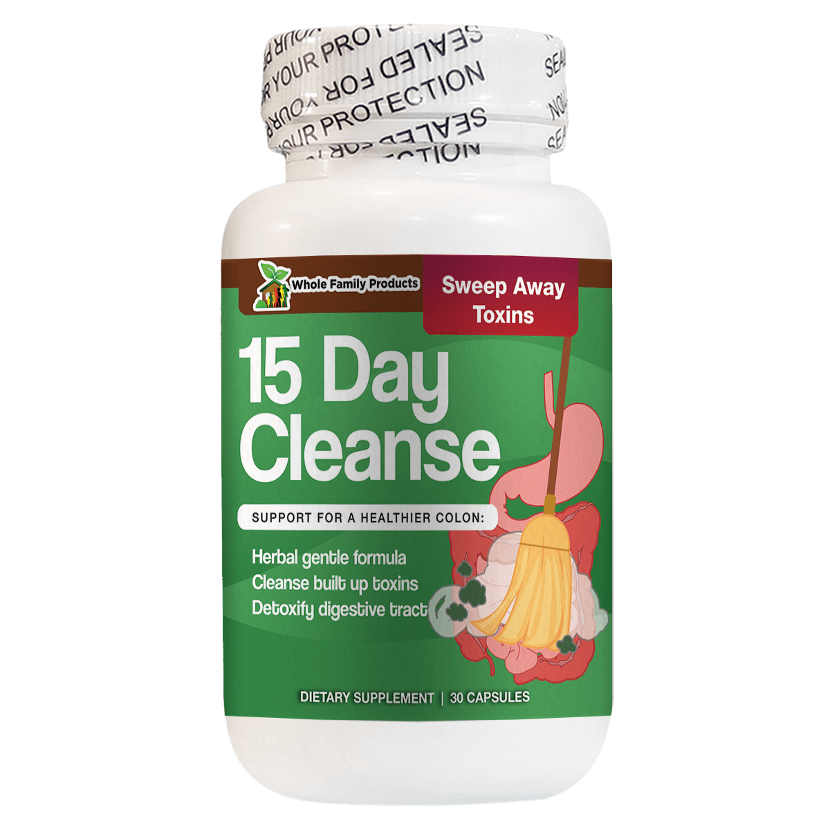 15 Day Cleanse Supplement Help Support Healthier Colon